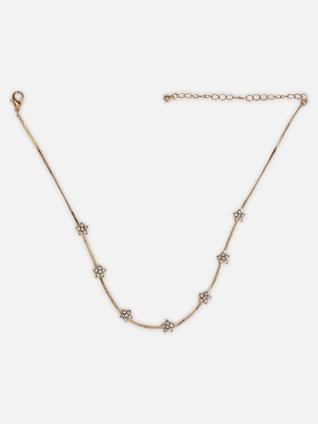 

FOREVER 21 Gold-Toned & White Brass Chain