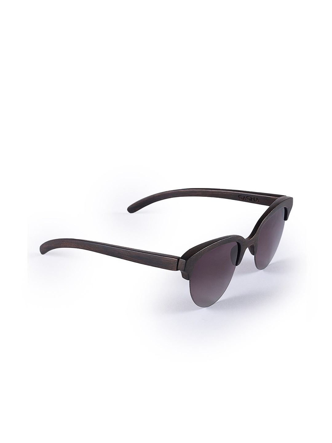 

SASHA Unisex Brown Sunglasses VRSG-801-Sun Ebony & Dark Brown Gradient lens