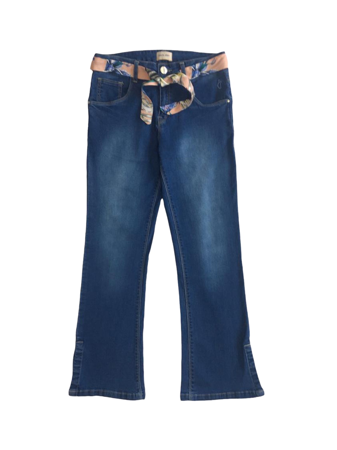 

Gini and Jony Girls Blue Flared Light Fade Jeans