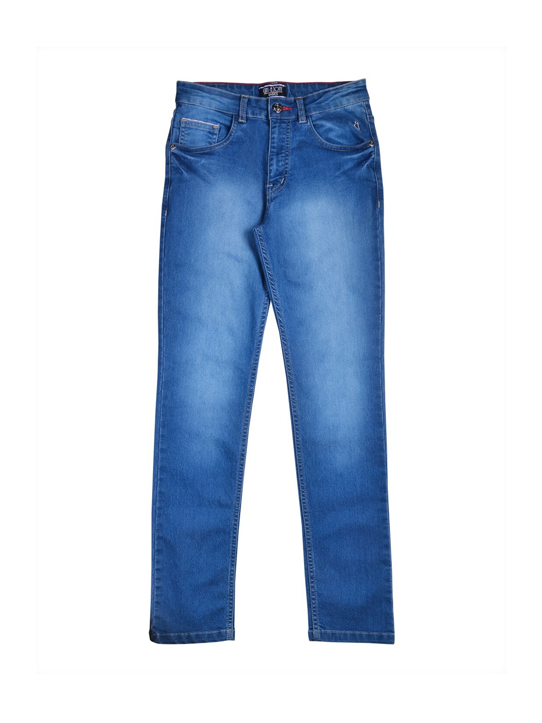 

Gini and Jony Boys Blue Straight Fit Heavy Fade Jeans