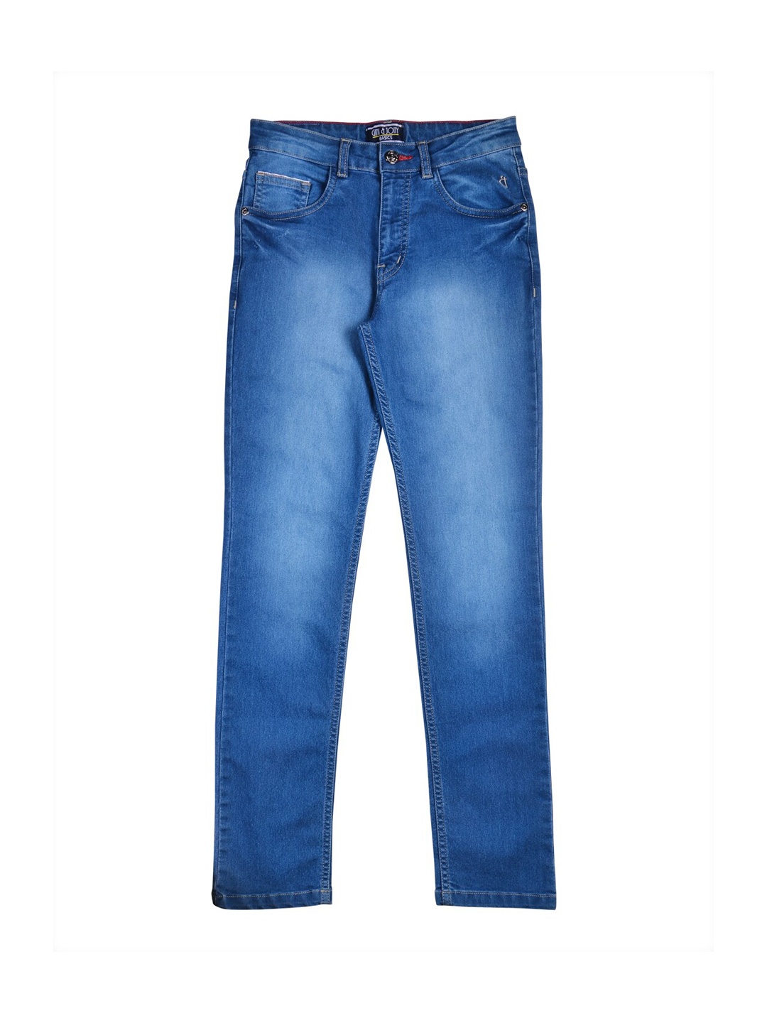

Gini and Jony Boys Blue Straight Fit Heavy Fade Jeans