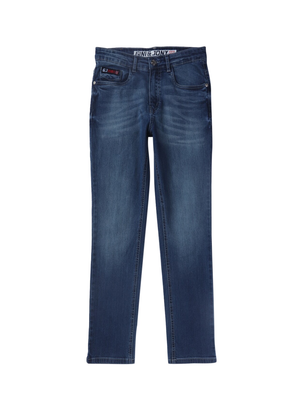 

Gini and Jony Boys Blue Light Fade Jeans