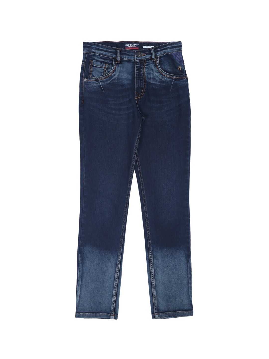 

Gini and Jony Boys Blue Mid-Rise Regular Fit Jeans