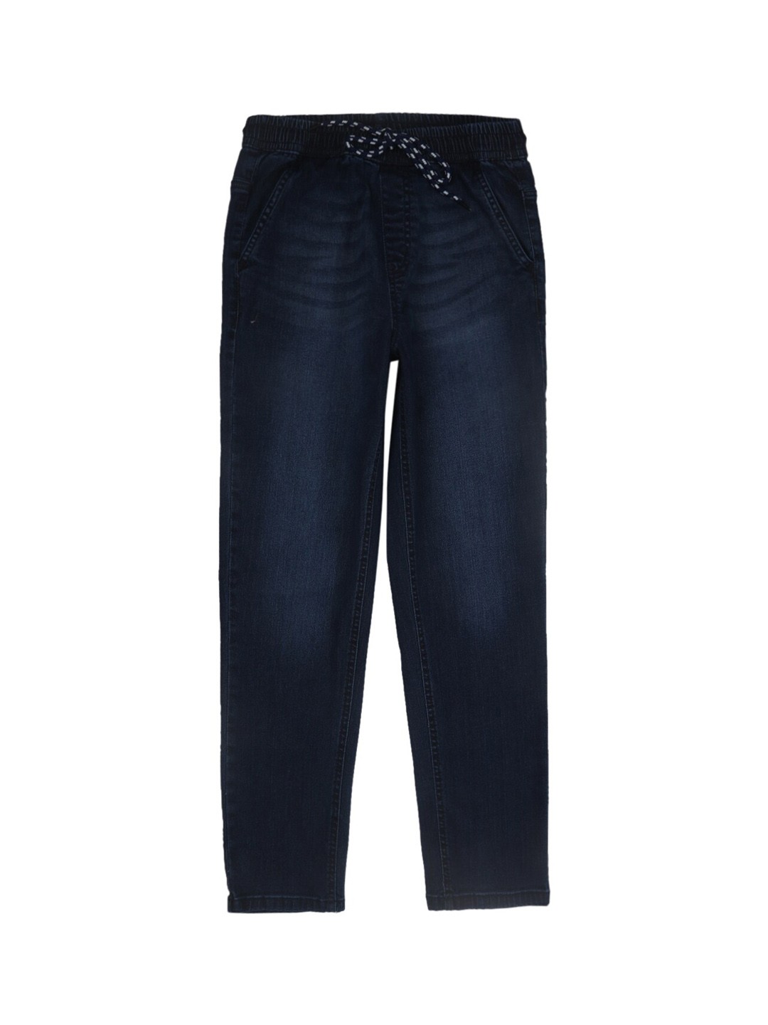 

Gini and Jony Boys Navy Blue Straight Fit Light Fade Jeans