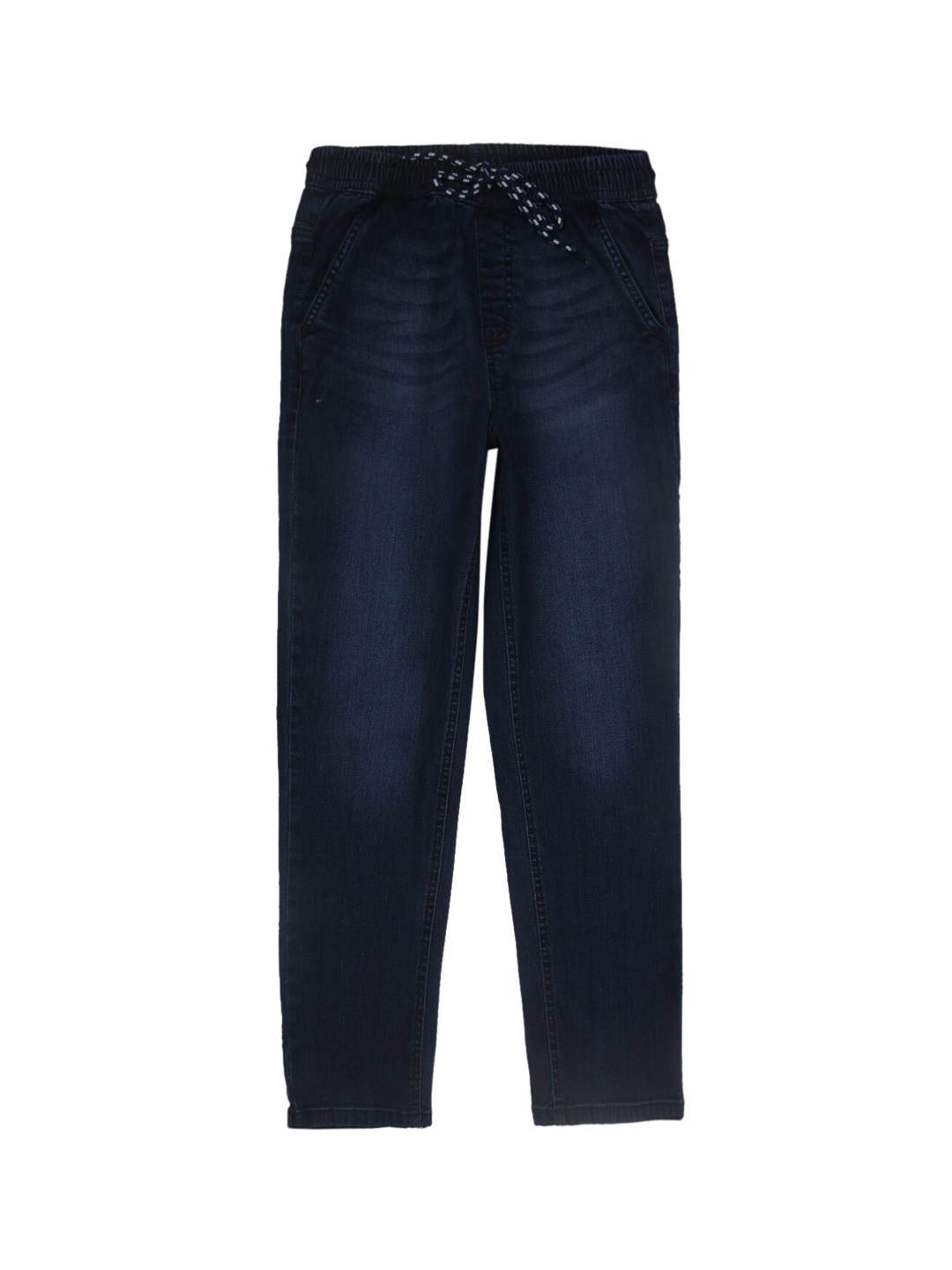 

Gini and Jony Boys Navy Blue Straight Fit Light Fade Jeans