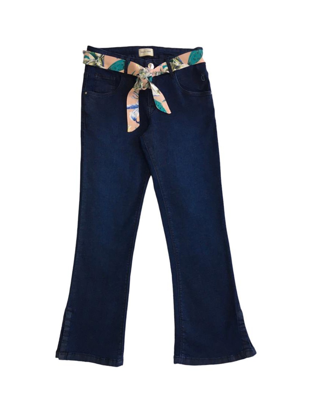 

Gini and Jony Girls Blue Mid-Rise Flared Jeans
