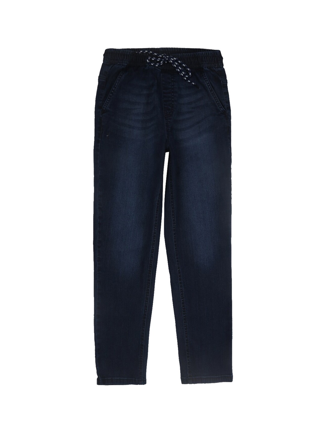

Gini and Jony Boys Navy Blue Straight Fit Light Fade Jeans