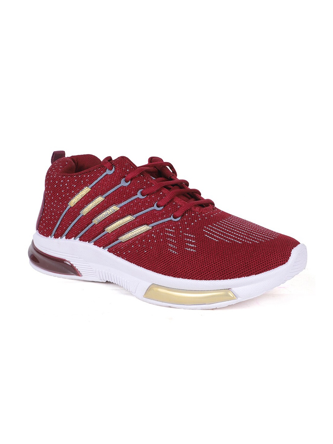 

FABBMATE Men Red Walking Non-Marking Sports Shoes