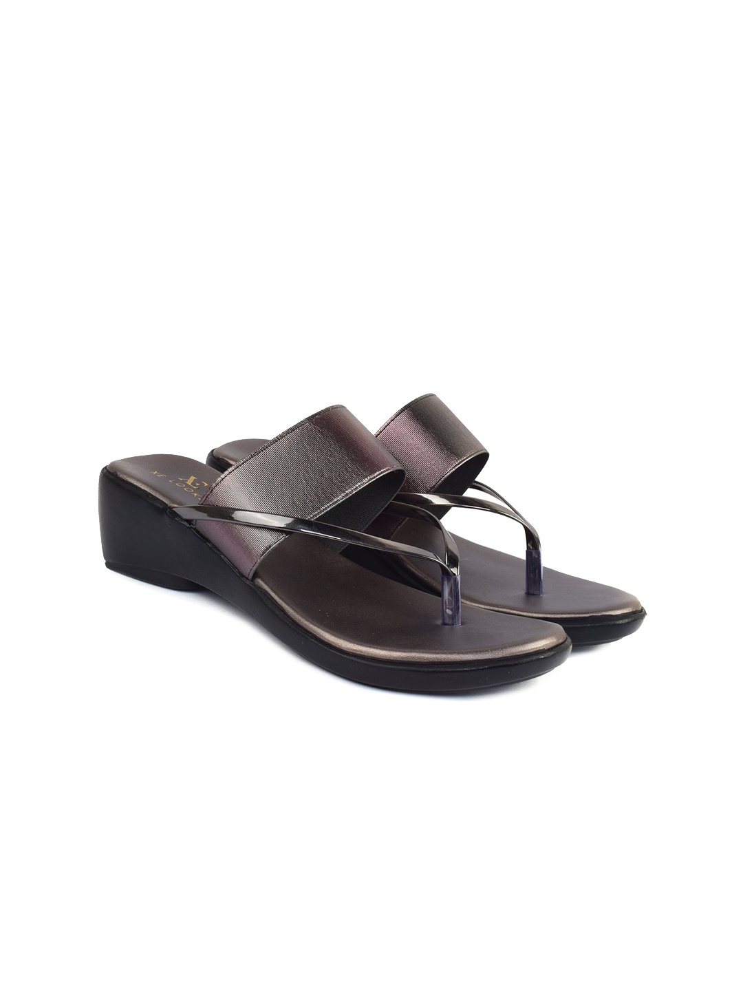 

XE Looks Grey Textured Wedge Sandals