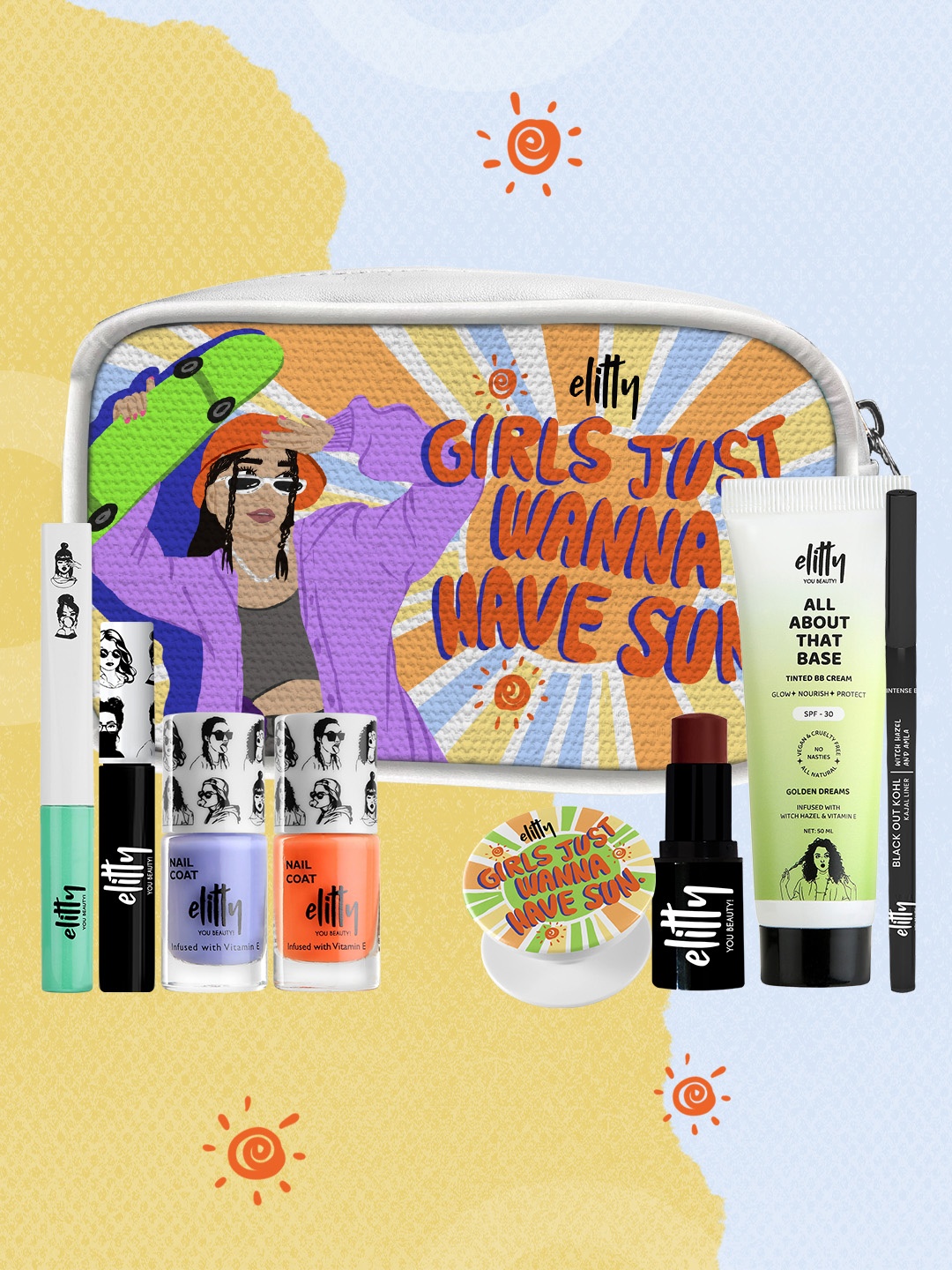 

Elitty Teen Girls Just Wanna Have Sun Makeup Set - Deep, Multi