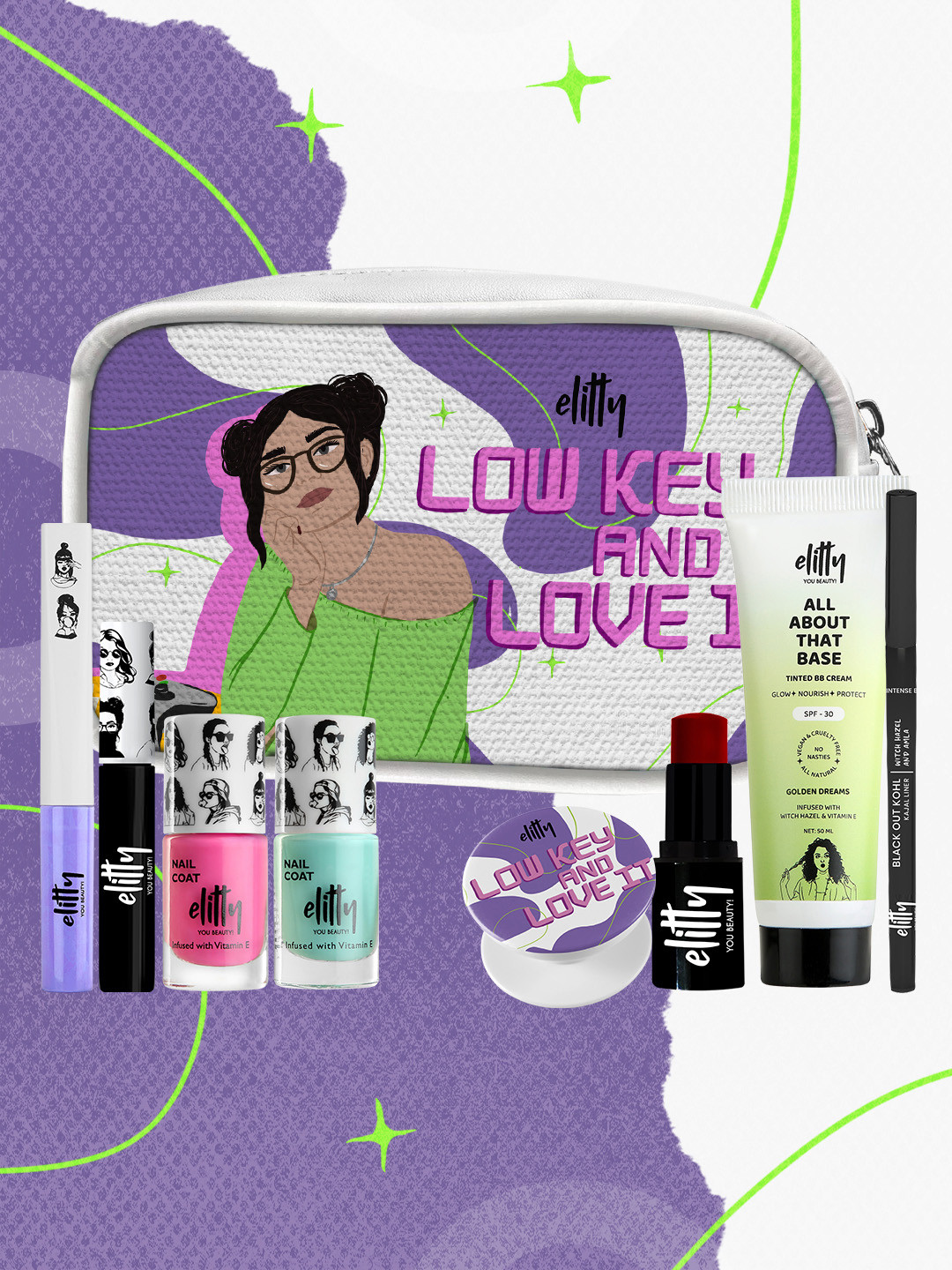 

Elitty Teen Girls Low Key & Love It Makeup Set - Deep, Multi