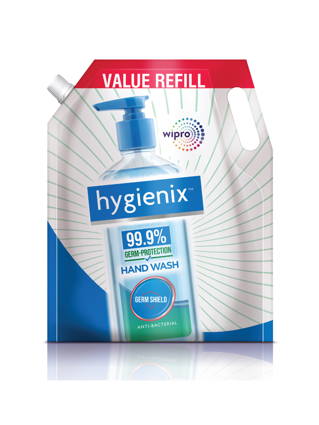 

Hygienix Anti-Bacterial Hand Wash Refill with Germ Shield - 1500ml, White