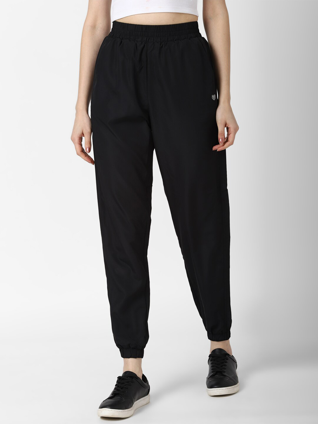 

FOREVER 21 Women Navy Blue Solid Pure Cotton Joggers