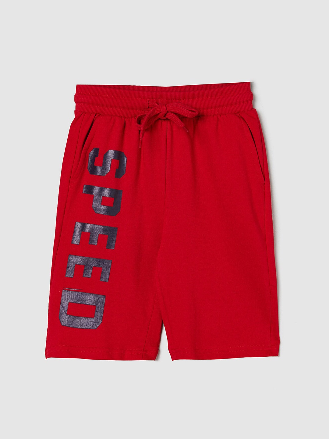

max Boys Red Printed Shorts