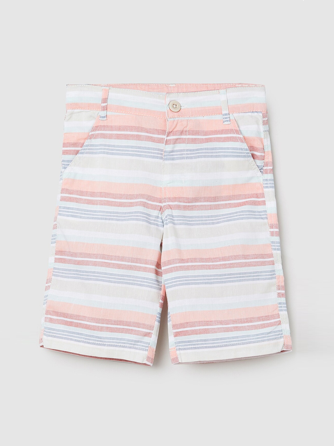 

max Boys Multicoloured Striped Shorts, Multi