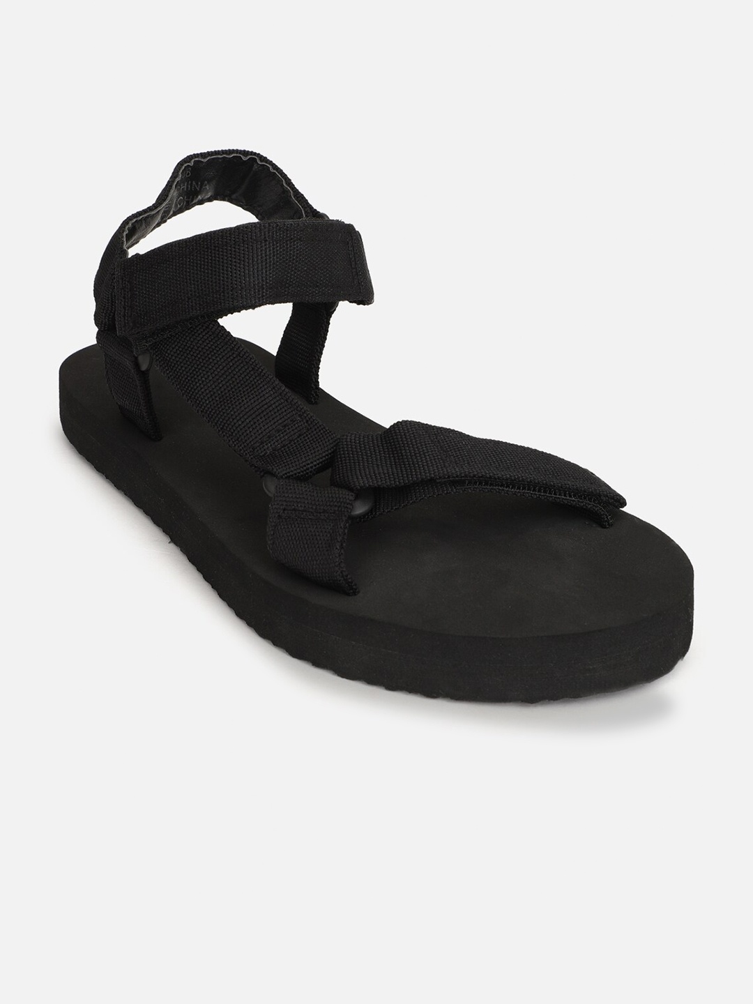 

FOREVER 21 Women Black Open Toe Flats