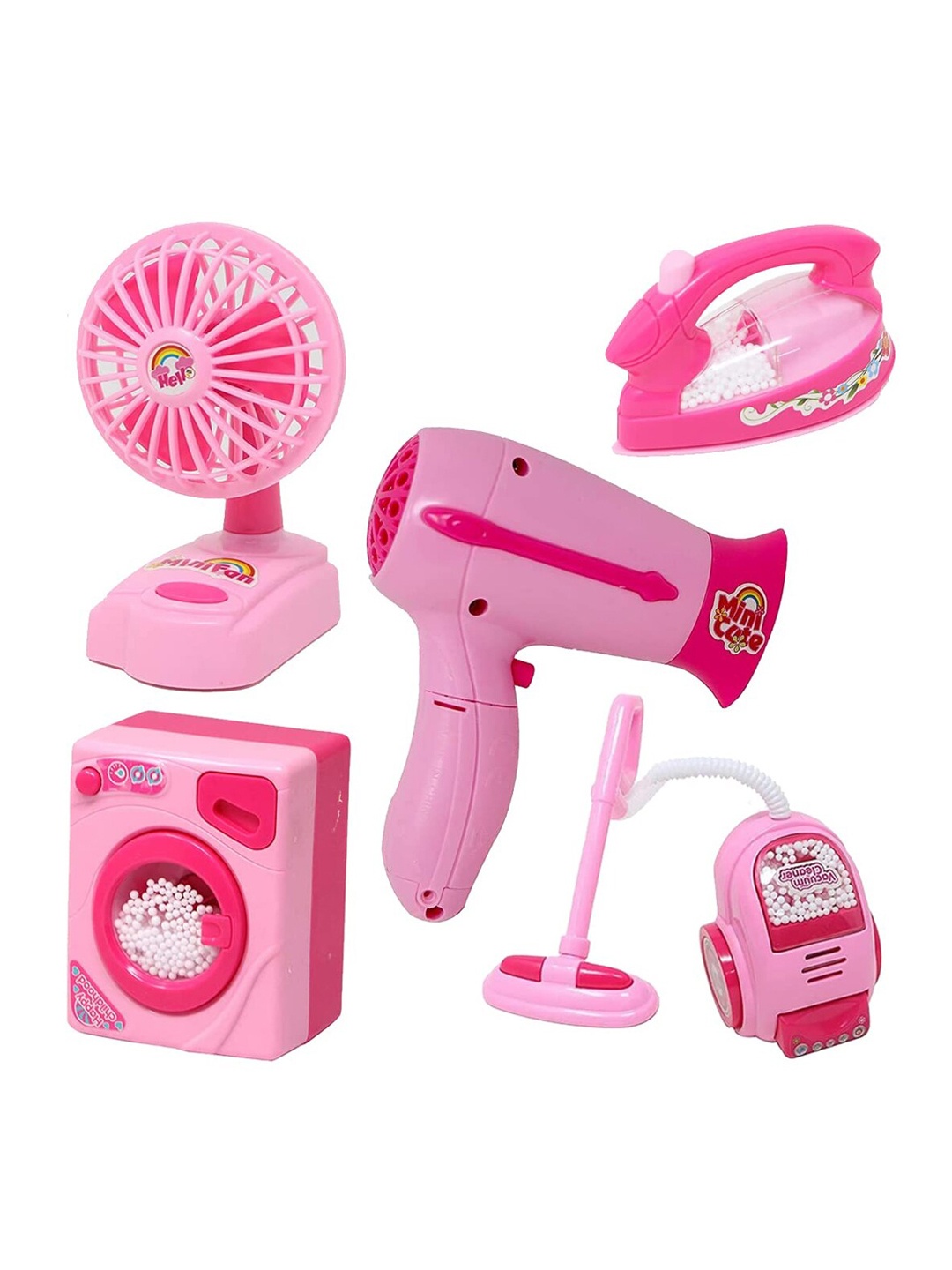 

WEMBLEY Kids Pink Pretend Play Household Play Sets