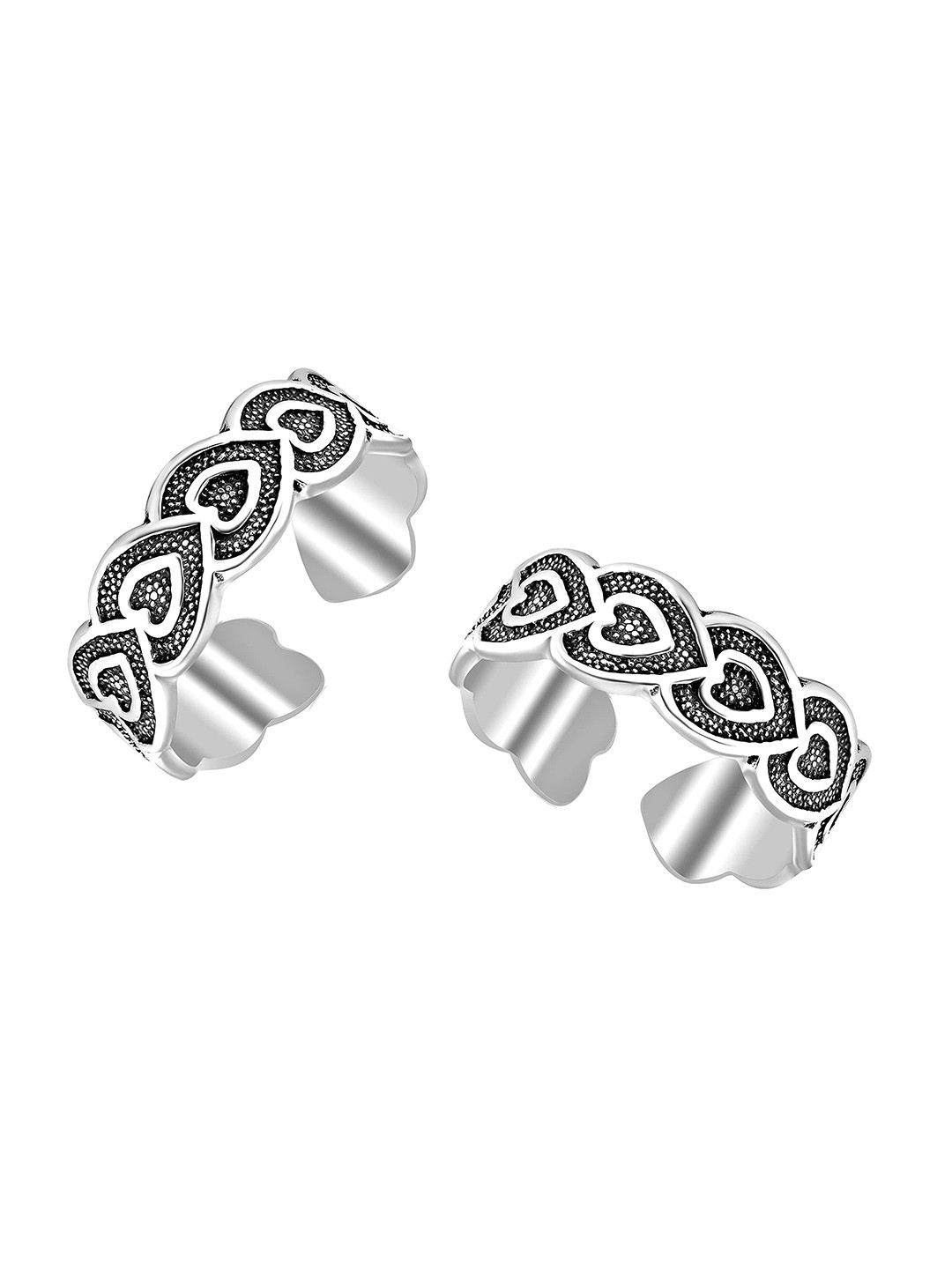

LeCalla Women Silver Toe Rings