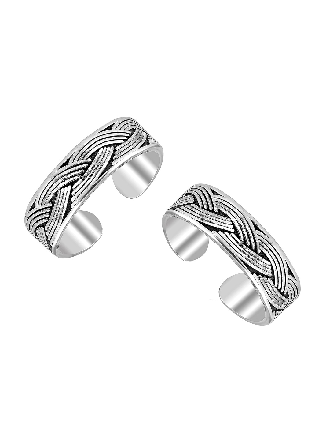 

LeCalla 925 Sterling Silver Antique Knot Design Toe Ring