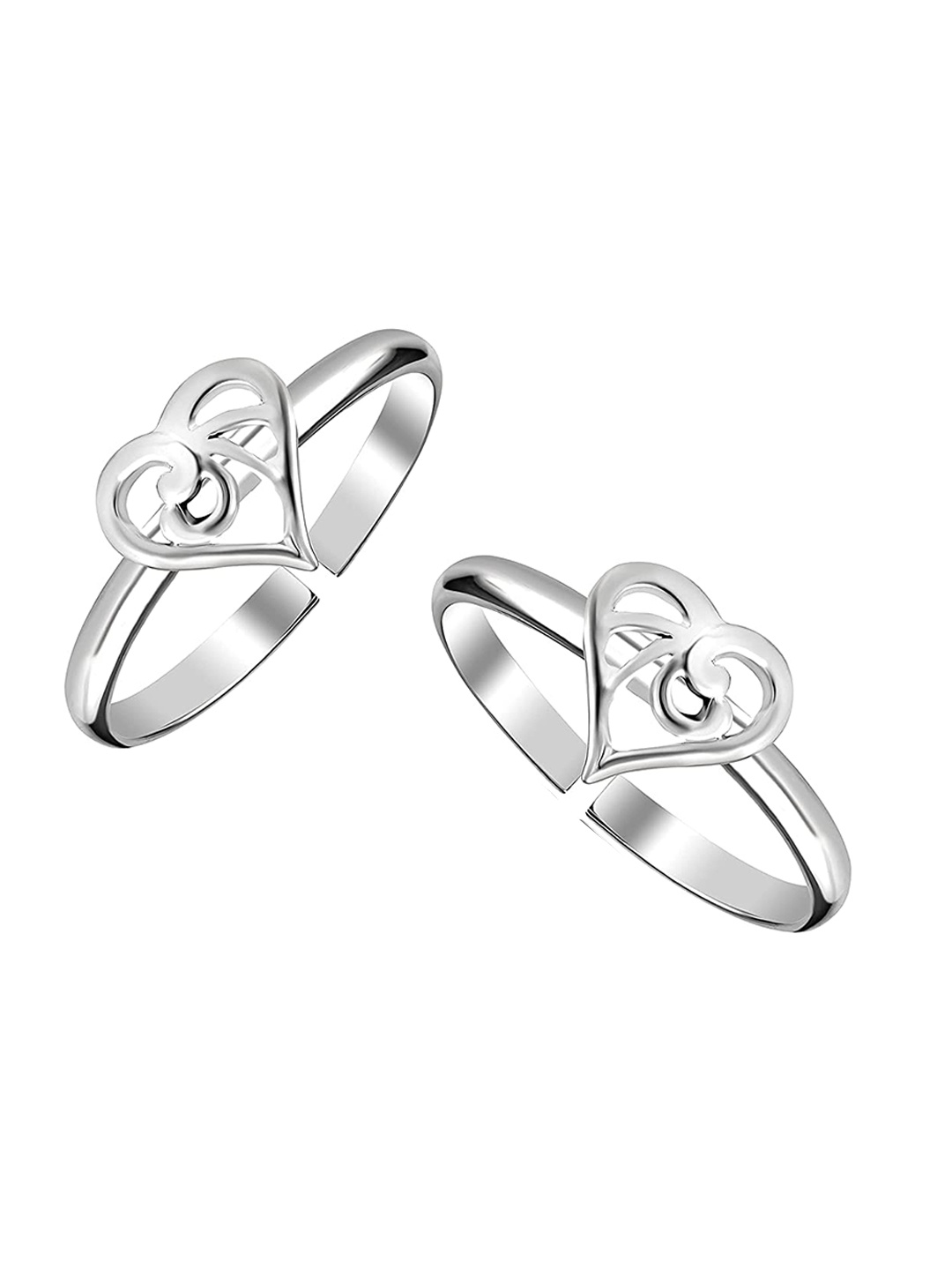 

LeCalla Women Set Of 2 925 Sterling Silver Antique Toe Rings