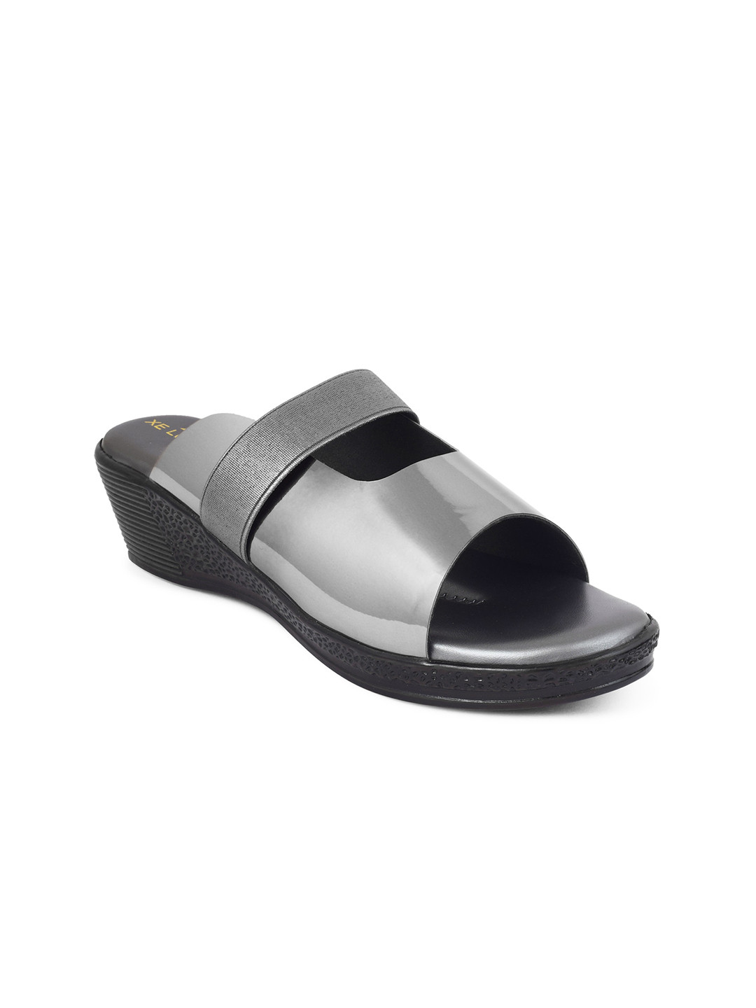 

XE Looks WOMEN Grey Wedge Heels