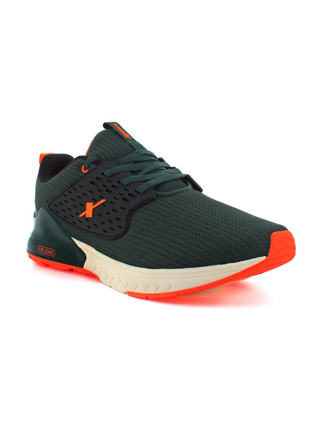 

Sparx Men Green Textile Running Non-Marking Shoes