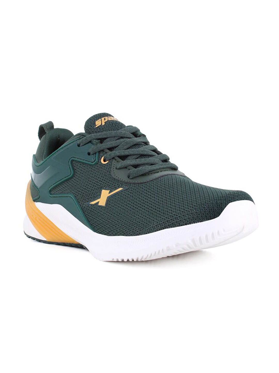 

Sparx Men Green Textile Running Non-Marking Shoes