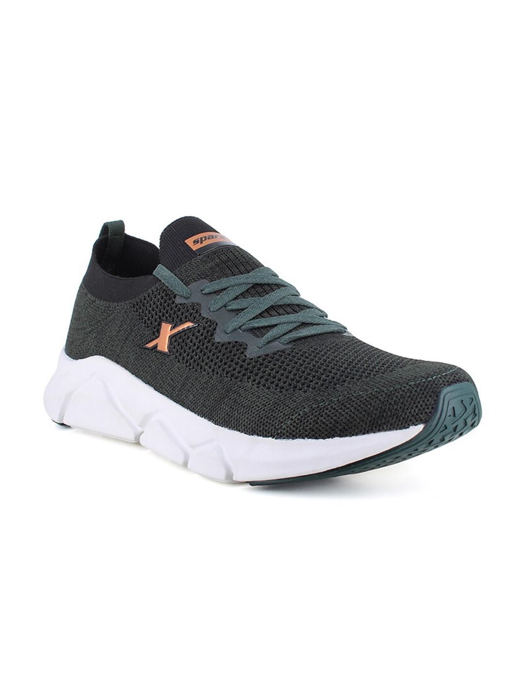 

Sparx Men Green Textile Running Non-Marking Shoes