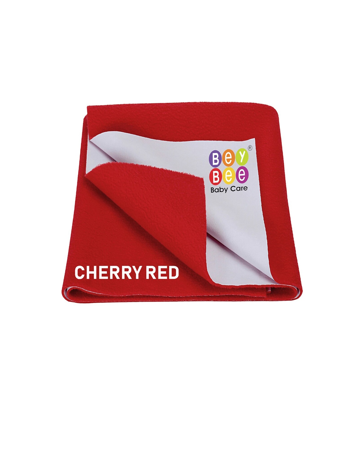 

BeyBee Kids Red Solid Waterproof Medium Cotton Mattress Protector
