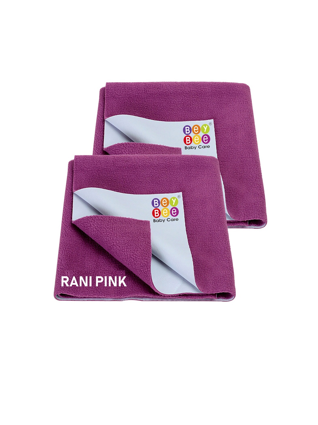 

BeyBee Pack of 2 Cotton Water Resistant Bed Protectors, Fuchsia