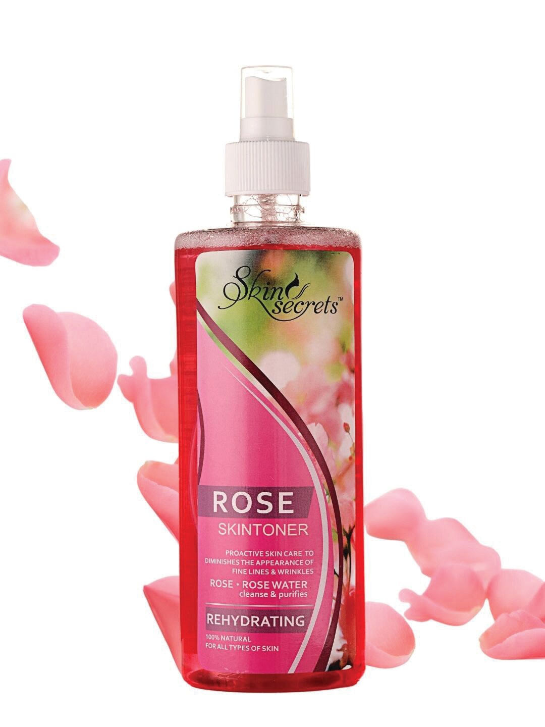 

Skin Secrets Rose Toner 500ml, Red