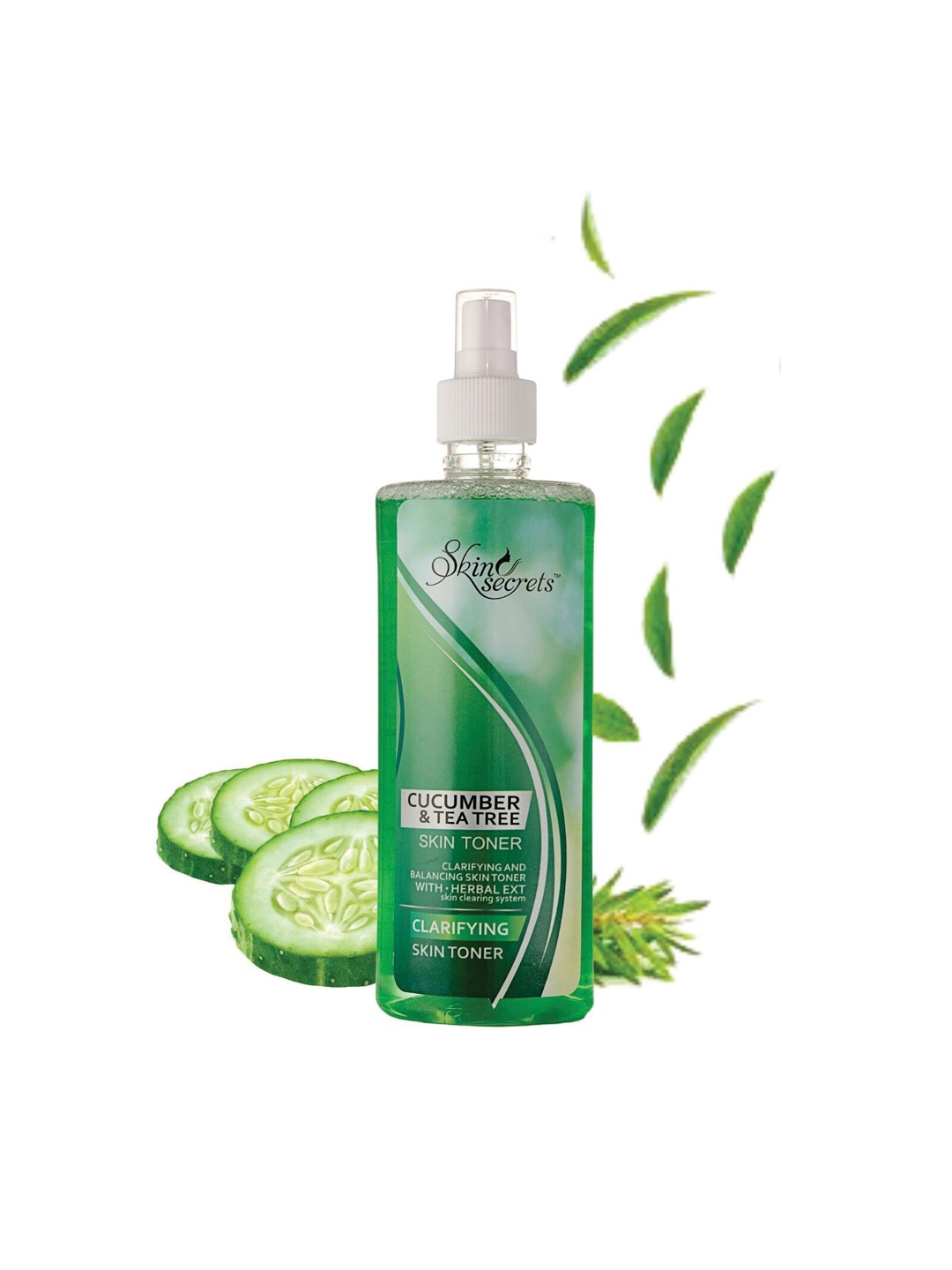 

Skin Secrets Cucumber & Tea Tree Toner 500ml, Green