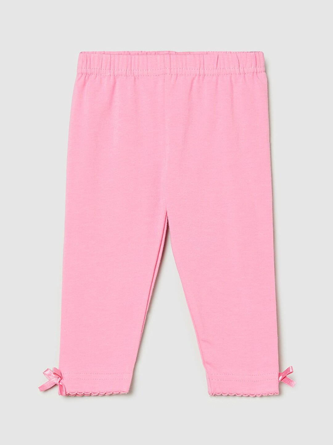

max Girls Pink Solid Leggings