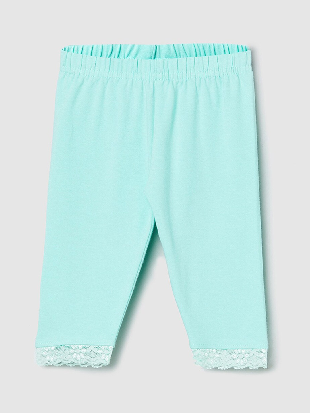 

max Girls Blue Solid Leggings