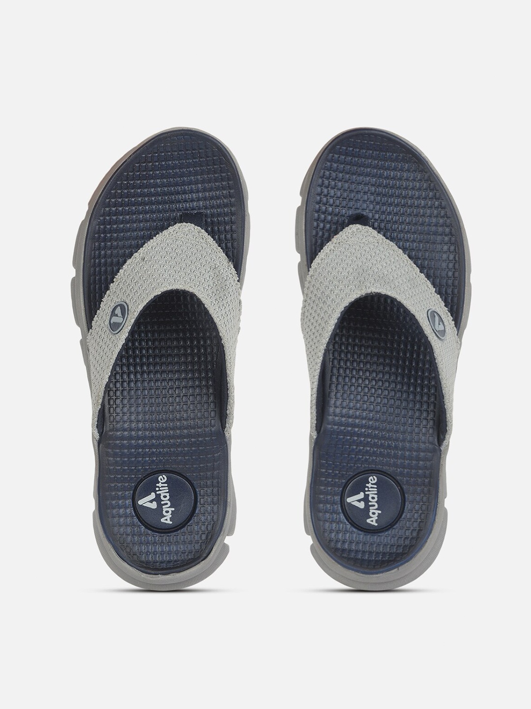 

Aqualite Men Blue & Grey Slip-On