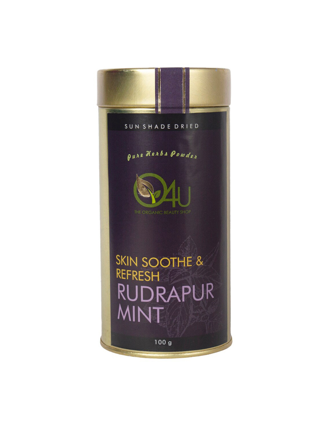 

O4U Sun Shade Dried Skin Soothe & Refresh Rudrapur Mint Powder - 100 g, Purple