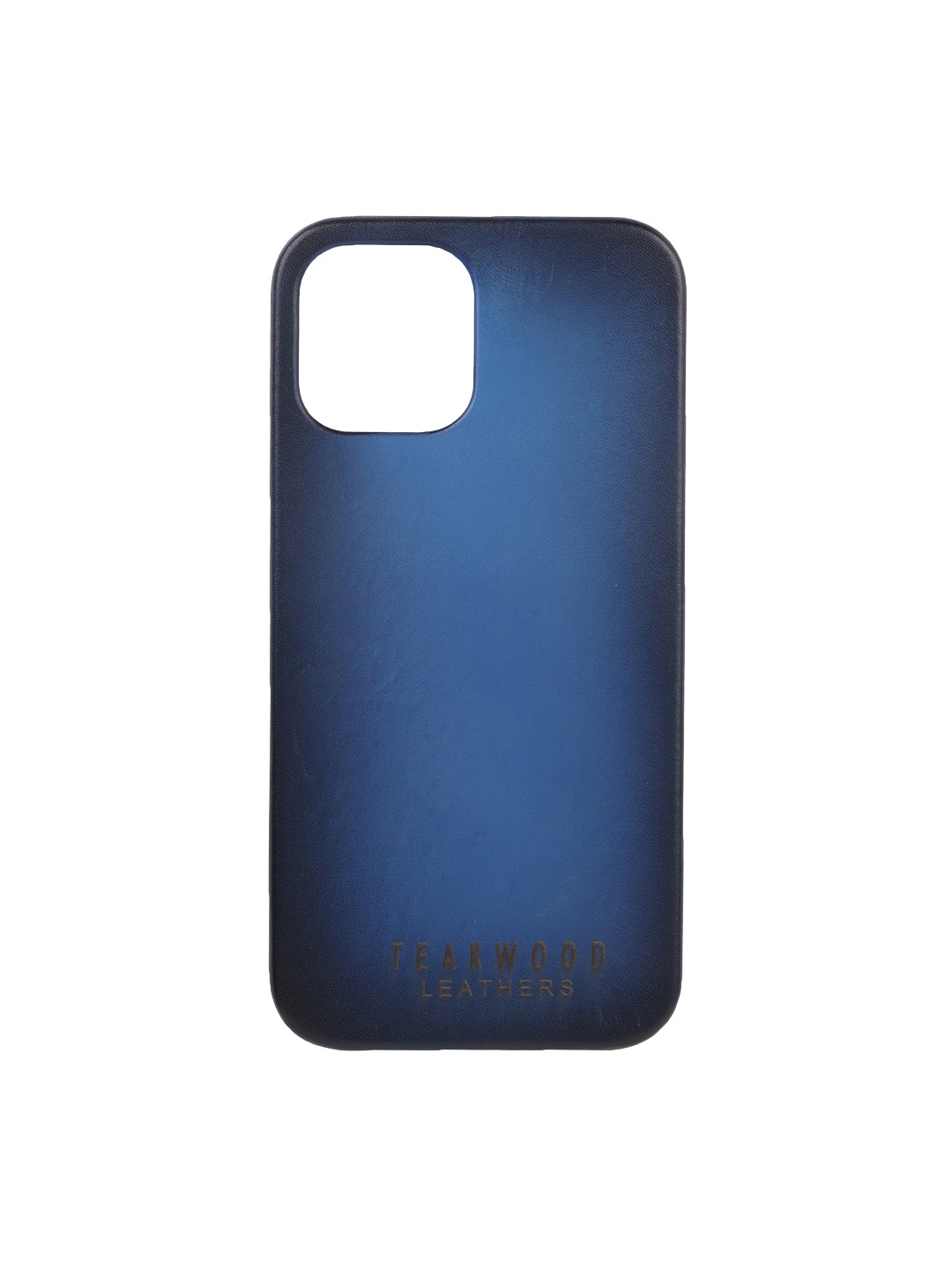 

Teakwood Blue Solid Leathers iPhone 13 Pro Max Back Case