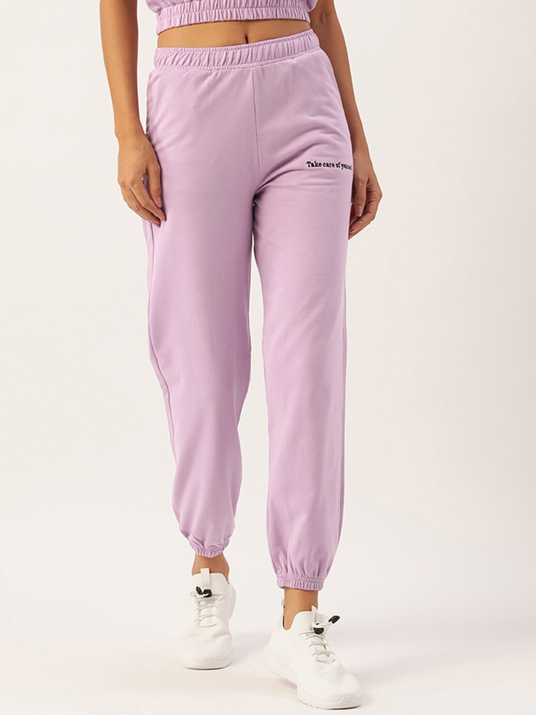 

FEMEA Women Purple Solid Jogger Track Pants