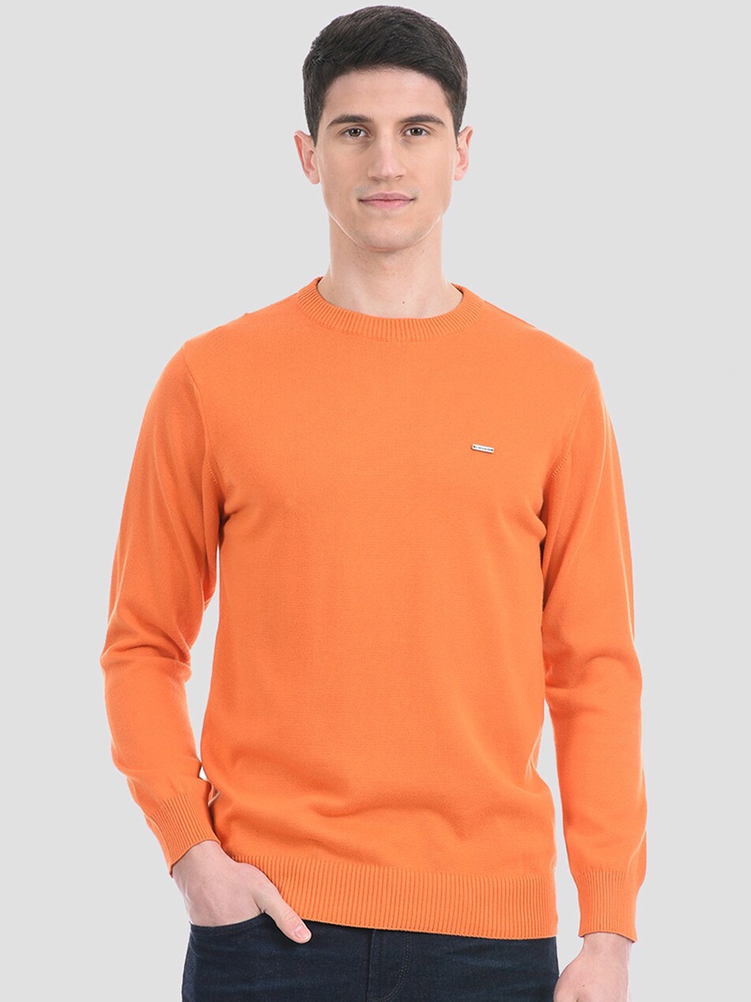 

Cloak & Decker by Monte Carlo Men Orange Pullover