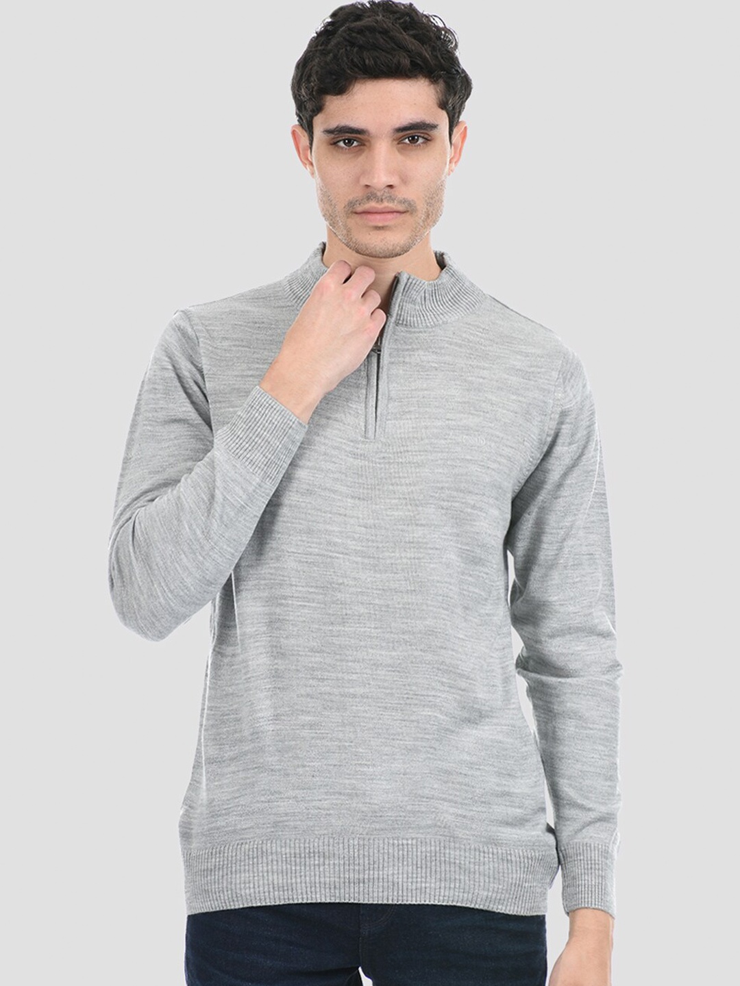 

Cloak & Decker by Monte Carlo Men Grey Pullover