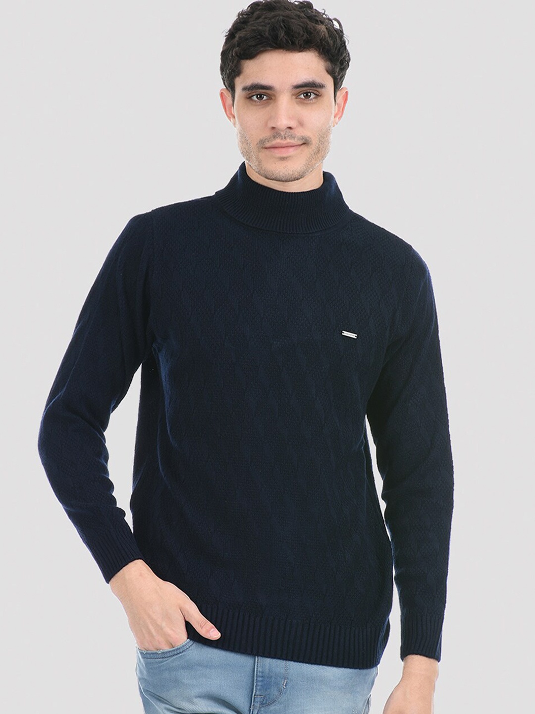 

Cloak & Decker by Monte Carlo Men Navy Blue Pullover