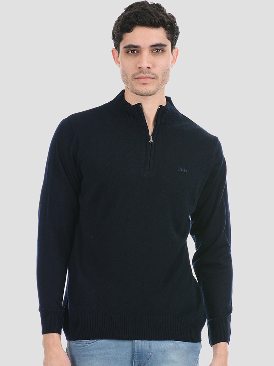 

Cloak & Decker by Monte Carlo Men Navy Blue Pullover