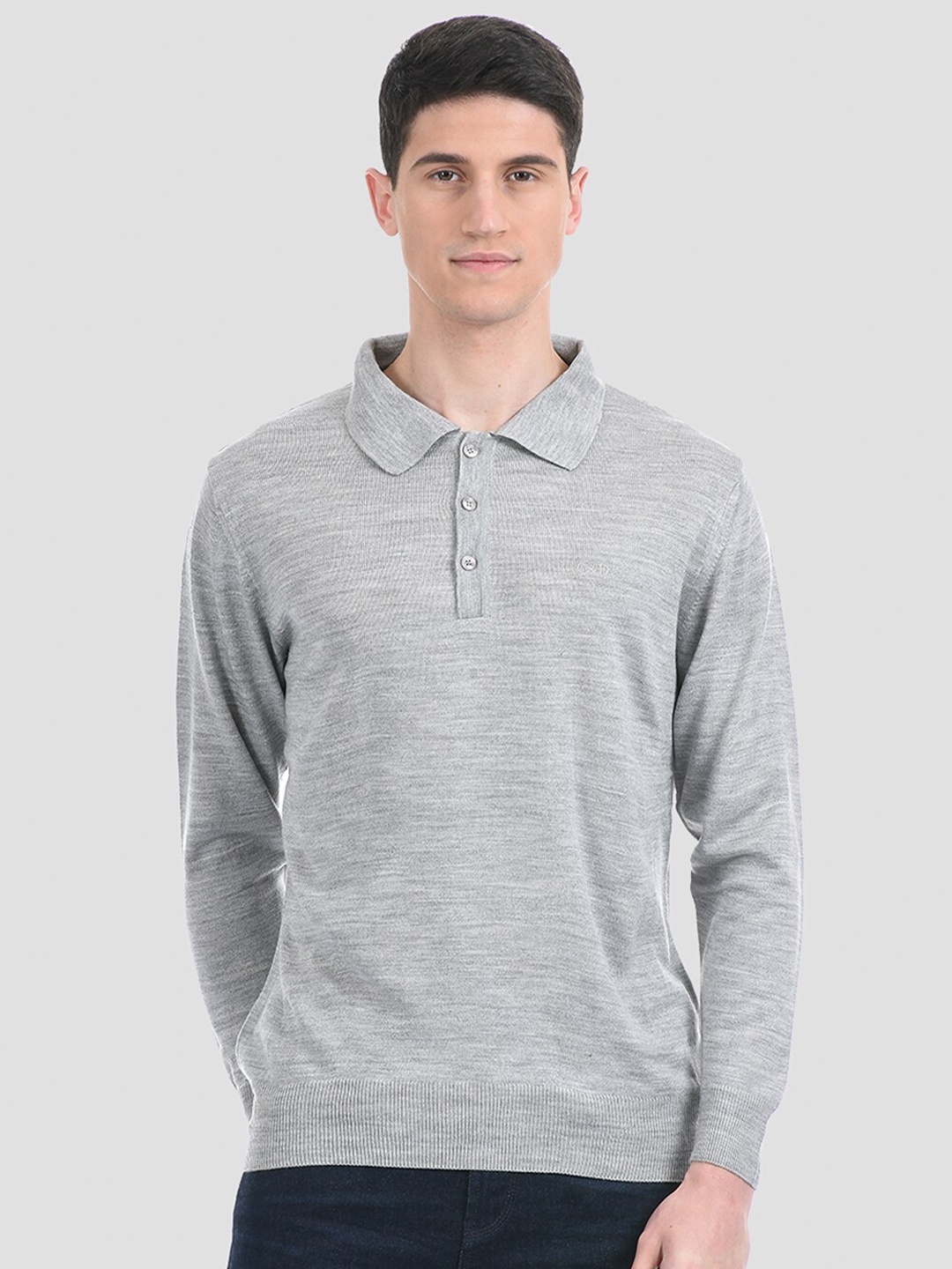 

Cloak & Decker by Monte Carlo Men Grey Melange Pullover