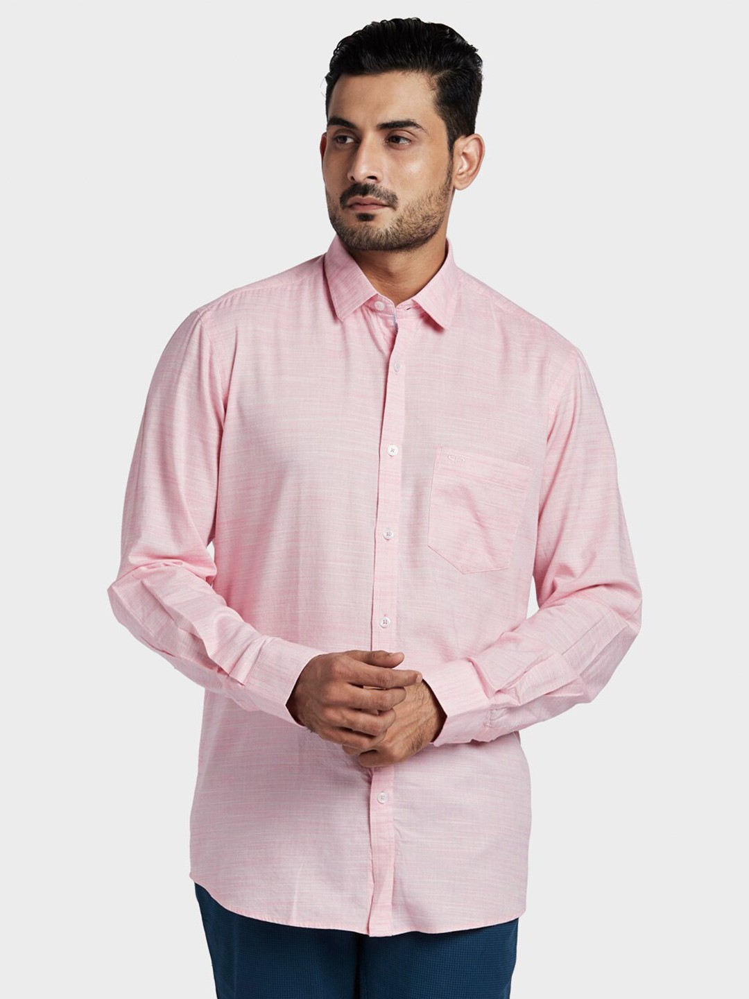 

ColorPlus Men Tailored Fit Casual Shirt, White