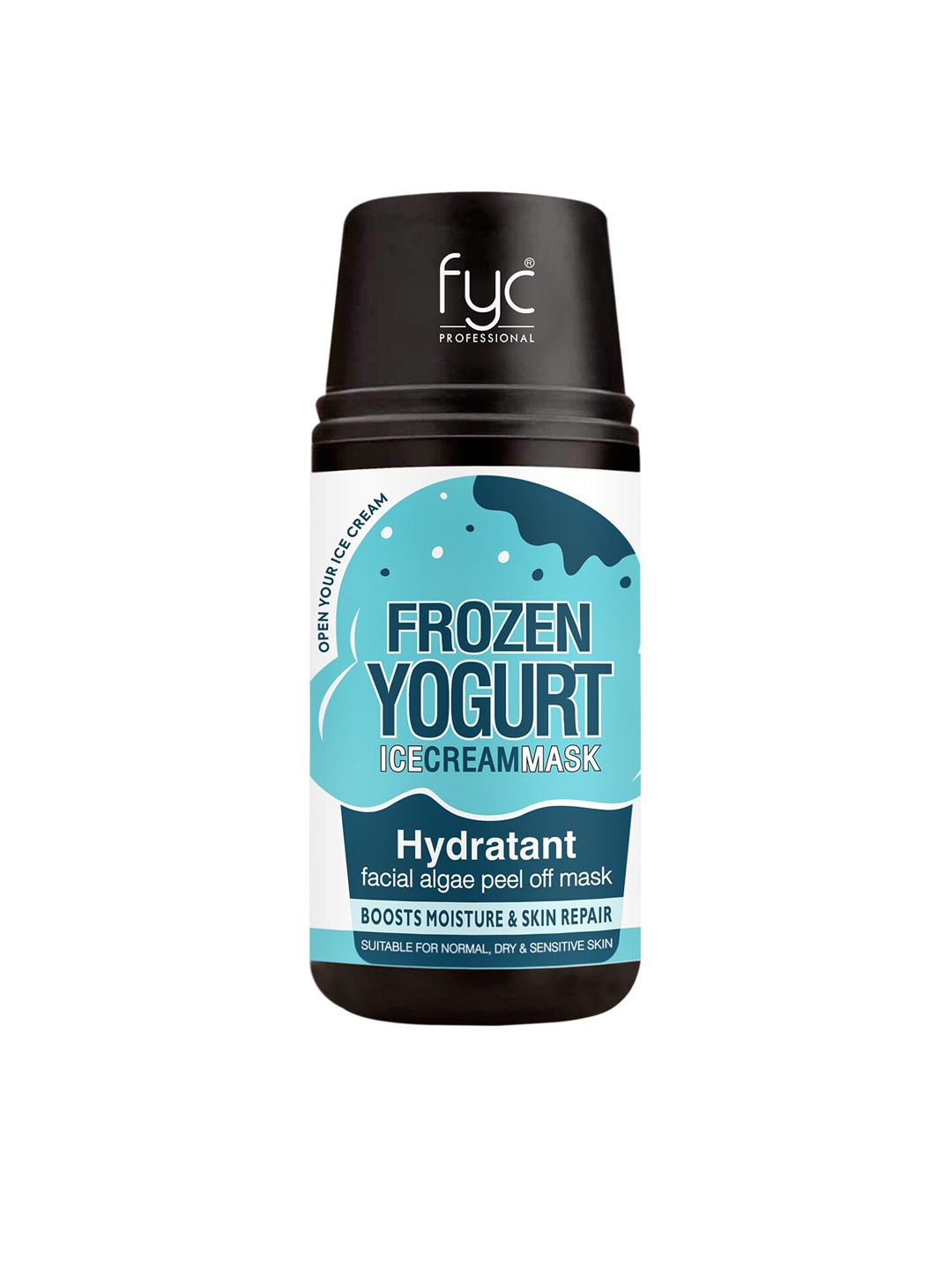 

FYC Professional Frozen Yogurt Hydratant Ice Cream Peel-Off Mask with Wheatgerm - 200 ml, Blue
