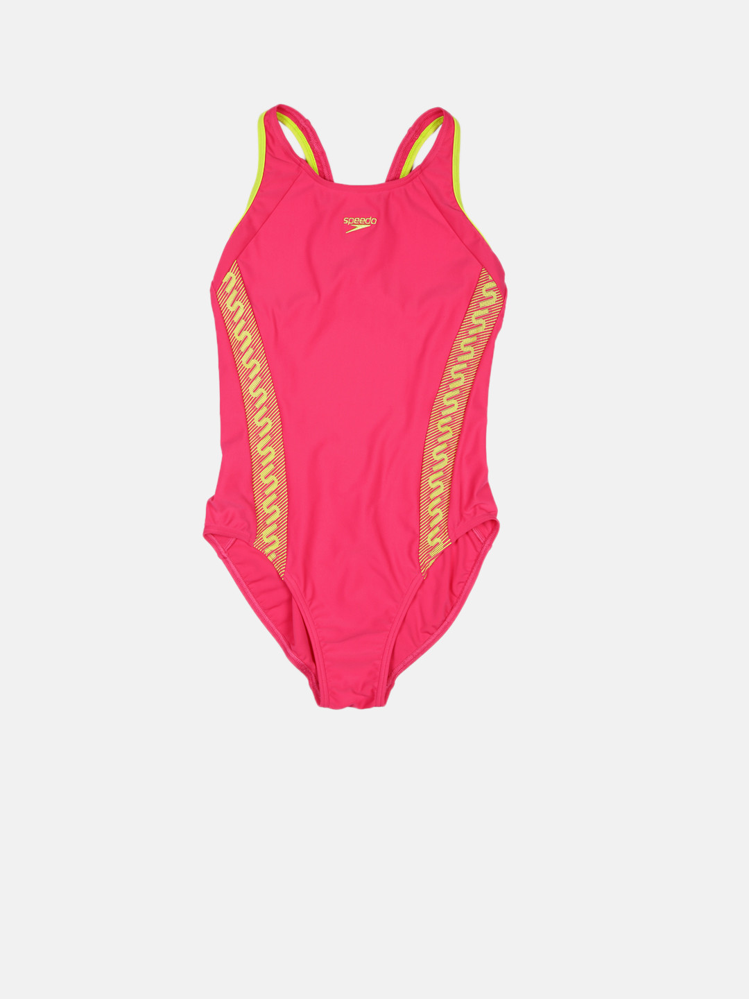 

Speedo Girls Pink & Lime Green Printed Swimsuit 8087478594