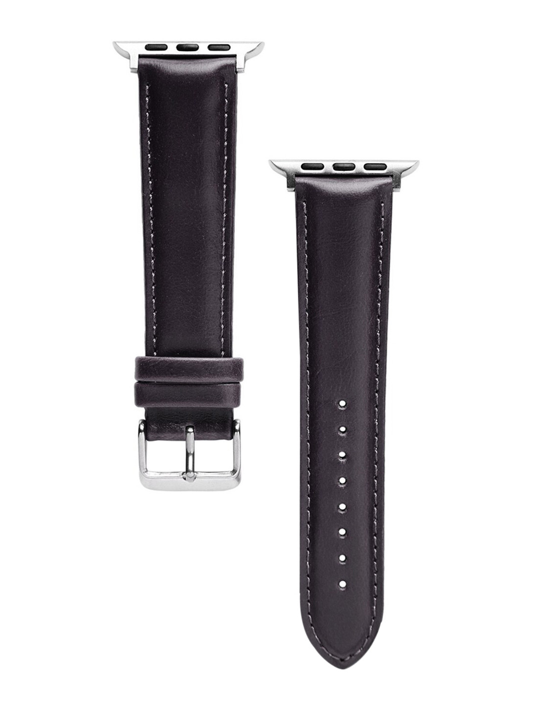 

MUTAQINOTI Black Solid Smartwatch Strap