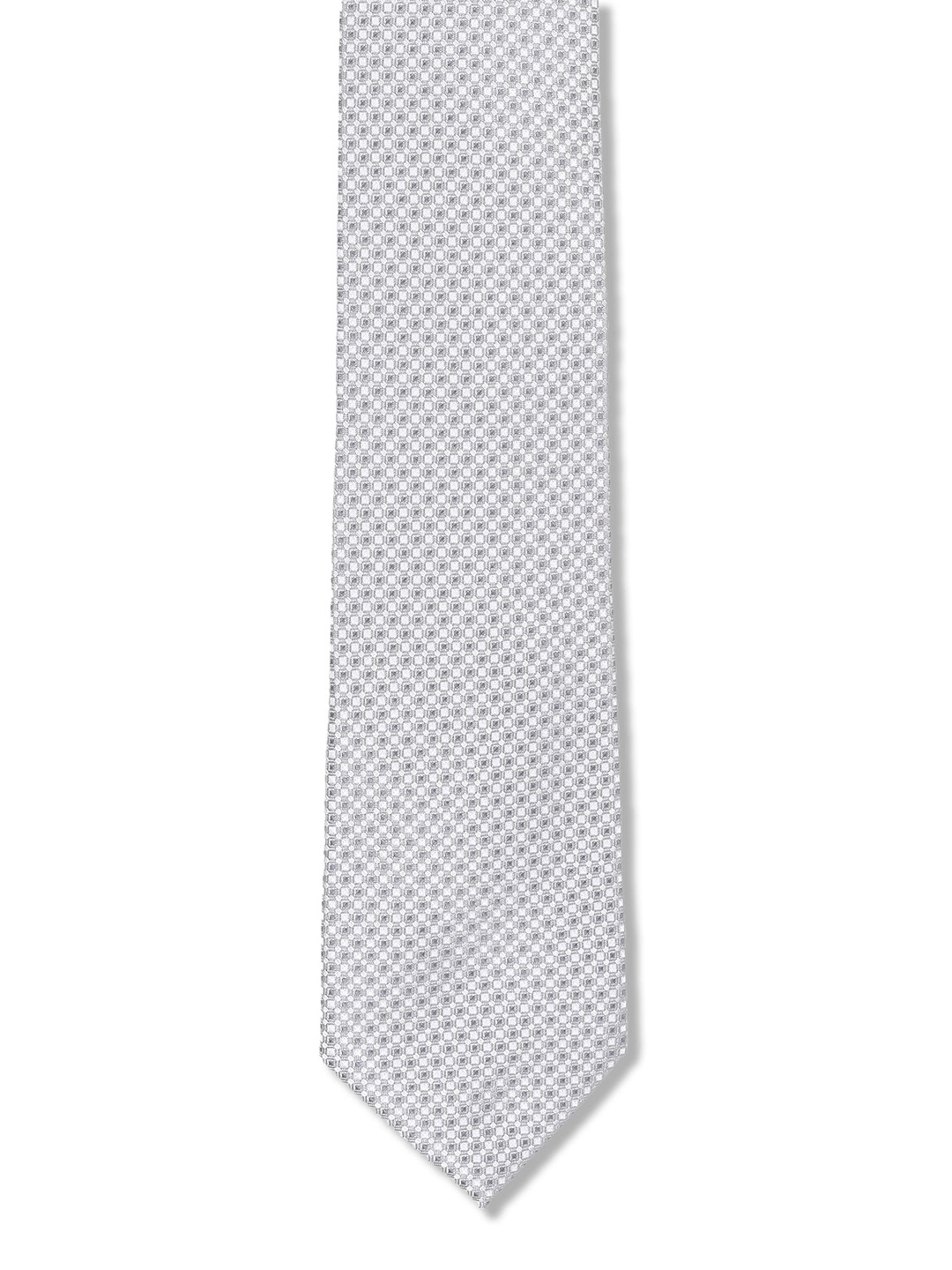 

Arrow Men Grey & White Printed Skinny Tie