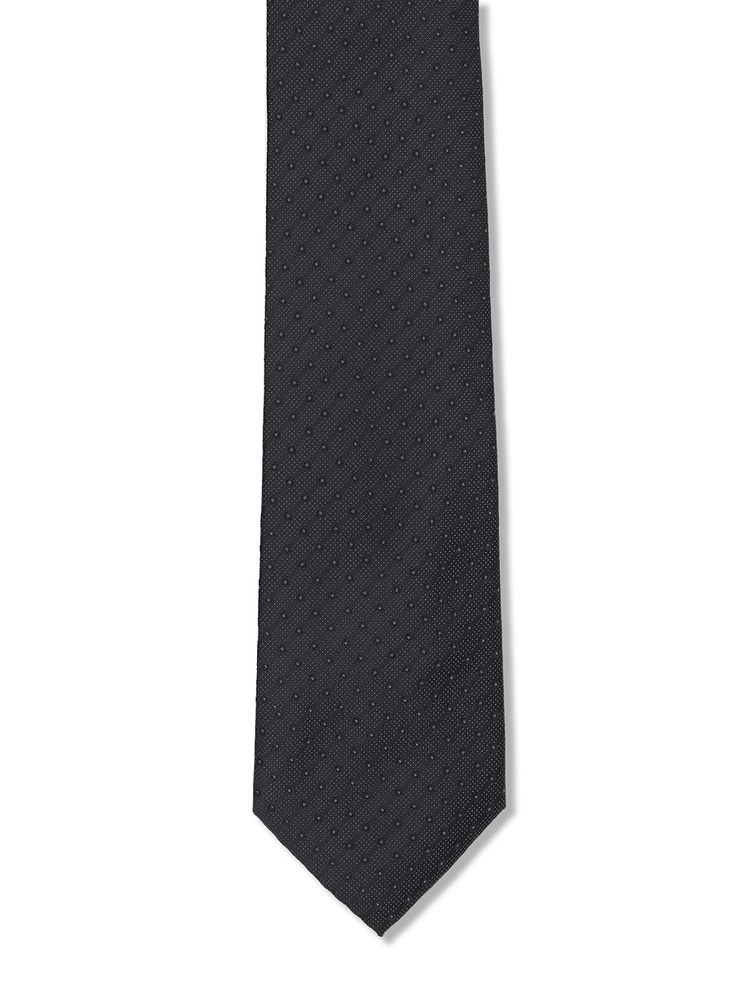 

Arrow Men Black Woven Design Broad Tie