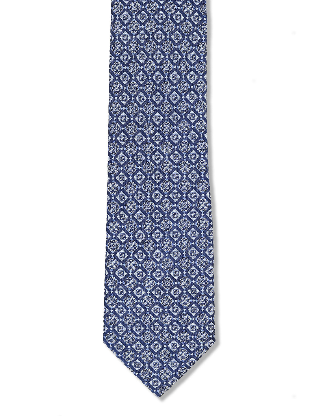 

Arrow Men Blue Printed Skinny Tie